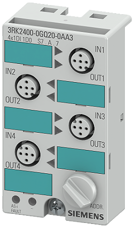Modulo Asi K45 3.0 Ip67 4X1Di/1Do 200Ma 3RK2400-0GQ20-0AA3 SIEMENS