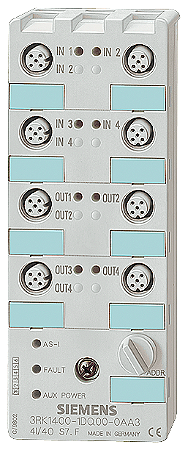Mód. Asi A/B, K60,4E/3S,Pnp,Emáx.200Ma 3RK2400-1FQ03-0AA3 SIEMENS