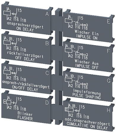 Conj Etiquet Multfuncao C/ 8 Funcoes 3Rp 3RP2901-0A SIEMENS