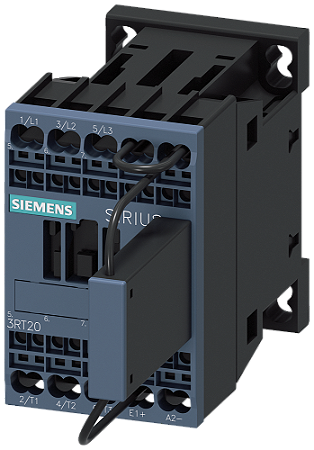 Contator Ac3:12A 3Nf 24Vcc C/ Diodo Mola 3RT2017-2KB42-0LA0 SIEMENS