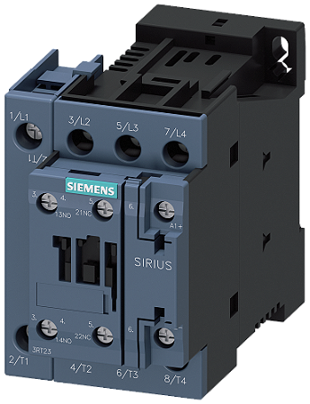 Contator 4P(4Na) Ac1:50A 24Vcc 3RT2327-1BB40 SIEMENS
