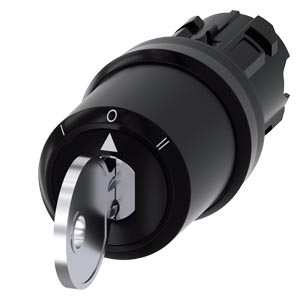 Fron Comut Pla Chv Bks 3Pos Rmvi+Ii Ret 3SU1000-5PL41-0AA0 SIEMENS