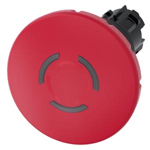 Frontal Botao Emer 60Mm Plas Ilu Rot Des 3SU1001-1JB20-0AA0 SIEMENS