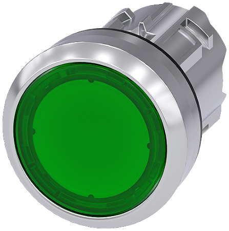 Frontal Botao Met Ilu Mom 22Mm Vd 3SU1051-0AB40-0AA0 SIEMENS