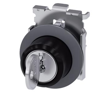 Front Comut Met Chv Ron 3Pos Ret 3SU1060-4LL11-0AA0 SIEMENS