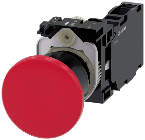 Botao Cog 40Mm Pla 1Na+1Nf Pux Des Vm 3SU1100-1BA20-1FA0 SIEMENS