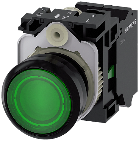 Botao Pla Ilu 230V Mom Mola 1Na Vd 3SU1106-0AB40-3BA0 SIEMENS