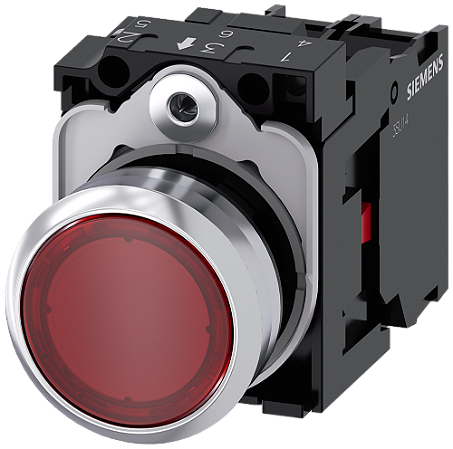 Botao Met Ilu 24V Mom Para 1Nf Vm 3SU1152-0AB20-1CA0 SIEMENS