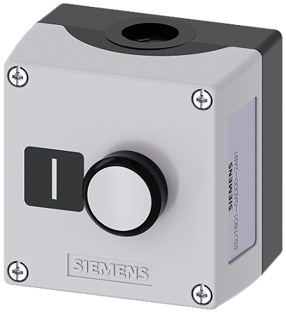 Botoeira 22Mm Plastica Tampa Cinza 1Bot 3SU1801-0AD00-2AB1 SIEMENS