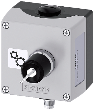 Botoeira Met 22Mm C/Comut Chav Ces Ssg10 3SU1851-0AF00-4NB1 SIEMENS