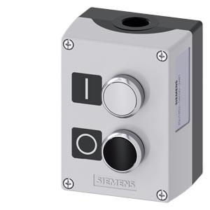 Botoeira 22Mm Metal Cinza 2 Botões 3SU1852-0AC00-2AB1 SIEMENS