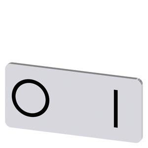 Placa De Ident. Auto Adesiva Ou Encaixe 3SU1900-0AC81-0QG0 SIEMENS