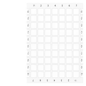 Etiqueta P/Porta Etiq 27X27 Pct C/700 3SU1900-0BM61-0AA0 SIEMENS