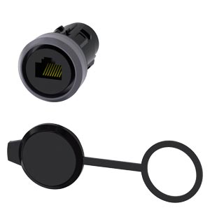 Conector Rj45 22Mm Plast Met Cinza 3SU1930-0GB80-0AA0 SIEMENS