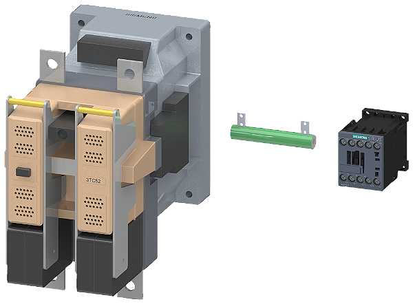 Contator Bipolar Dc3/5:220A 24Vcc 3TC5217-0LB4 SIEMENS