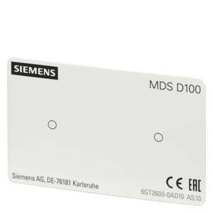 Tag Mds D100 Isocard,80Dgr Moby D 6GT2600-0AD10 SIEMENS