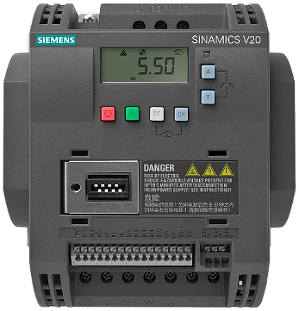 V20 380480V 3Ac Lo:5,5Kw 12,5A 6SL3210-5BE25-5UV0 SIEMENS