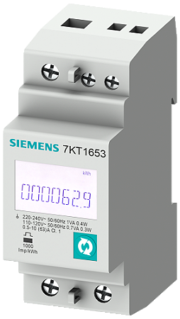 Pac1600 Monofasico 65A Modbusrtu 7Kt165 7KT1651 SIEMENS