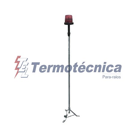 Balizador Simples Led Galv. A Fogo C/ Rele Bivolt E Conector P/ Aterramento Tel-614 Termotécnica