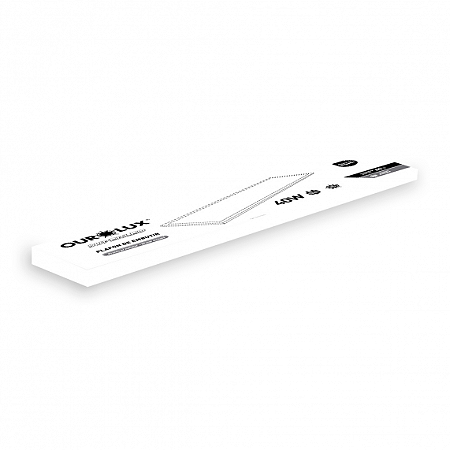 Luminária Tipo Plafon Led De Embutir 122X32 40W 2700K 03173A Ourolux