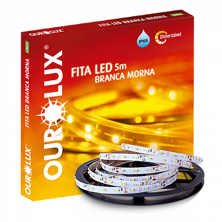 Fita Led 5 Metros 24W 12V Ip65 2700K 03620 Ourolux