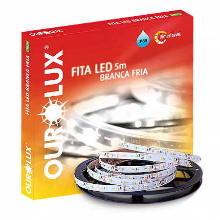 Fita Led 5 Metros 24W 12V Ip65 6400K 03621 Ourolux