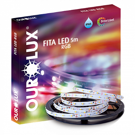 Fita Led 5 Metros 36W 12V Ip65 Rgb 03630 Ourolux