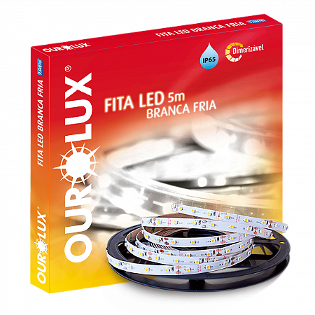 Fita Led 5 Metros 48W 12V Ip65 6400K 03624 Ourolux