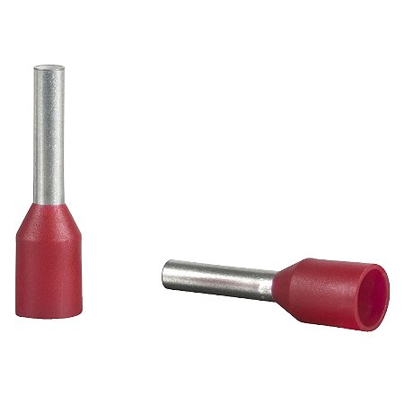Terminal Simples Medio 1Mm2 Vermelho DZ5CE010 SCHNEIDER