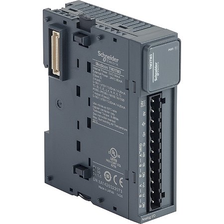 Módulo De E/S Analógicas De Temperatura - Entradas De 16 Bits/Saída De 12 Bits - 24 Vdc - Tensão/Corrente/Ptc/Ntc/Termopares: J/K/R/S/B/T/N/E/C TM3TM3 SCHNEIDER