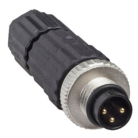Conector M8 Cotovelo Macho 3 Pin XZCC8MDM30V SCHNEIDER