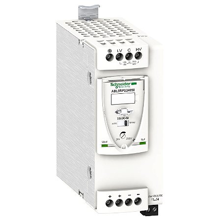 Fonte De Alimentação Chaveada Universal - 24 Vdc - 120 W - 5 A - 100/120/200/500 Vac - Mono/Bifásica ABL8RPS24050 SCHNEIDER