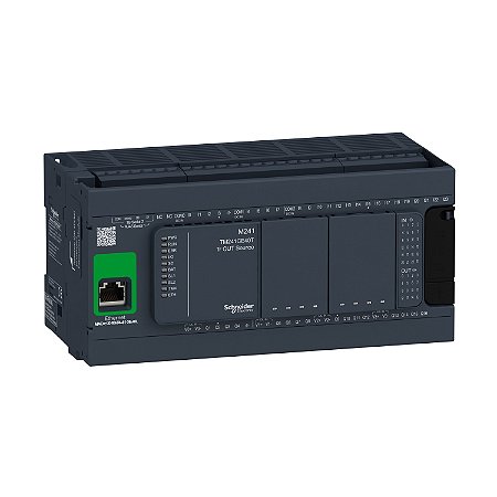 Controlador Lógico Programável - 24 Entradas / 16 Saídas Source (Pnp) - Modbus Tcp/Ethernet Ip/Canopen/Opc Ua - 24 Vdc TM241CE40T SCHNEIDER