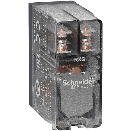Relé De Interface, 5A, 2Naf, Frontal Transparente, 24Vcc RXG25BD SCHNEIDER