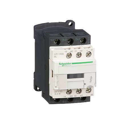 Contator Tripolar 9A 1Na+1Nf 24Vcc-Bc LC1D09BL SCHNEIDER