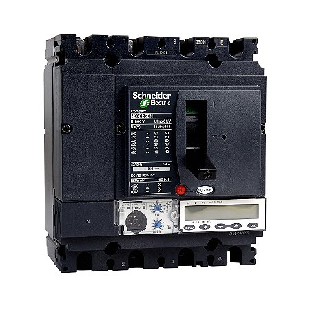 Circuit Breaker Compact Nsx250B - Micrologic 5.2 A - 160 A - 4 Poles 4D LV431156 SCHNEIDER