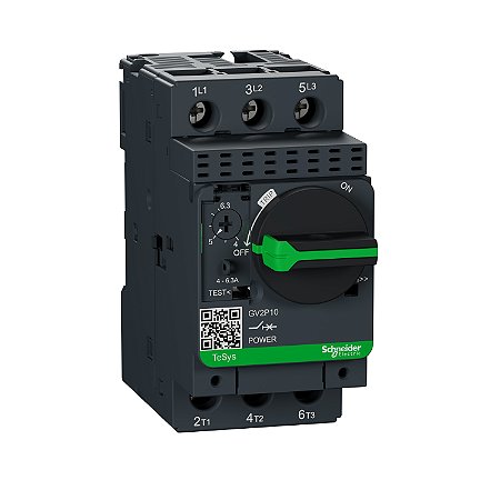 Disjuntor Termomagnetico Tesys Gv2 4-6.3A Manopla Rotativa GV2P10 SCHNEIDER