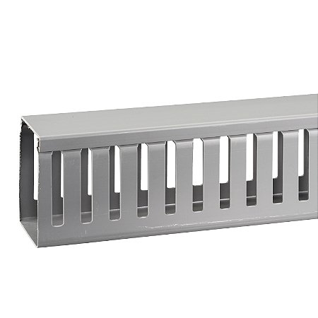 Canaleta Ranhurada Dexson 60 X 80 Mm Cinza 2M DXN10102 SCHNEIDER