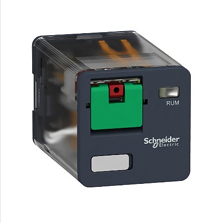 Relé De Interface, 10A, 3Naf, Botão De Teste, 24Vca RUMC31B7 SCHNEIDER