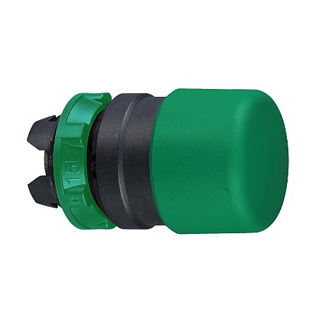 Cabeçote Para Botão Ø22Mm Plástico, Retorno Por Mola, Cogumelo Ø30Mm, Verde ZB5AC34 SCHNEIDER