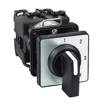 Comutador Rotativo 12A 4Pos. Furo 22Mm K1D004NCH SCHNEIDER