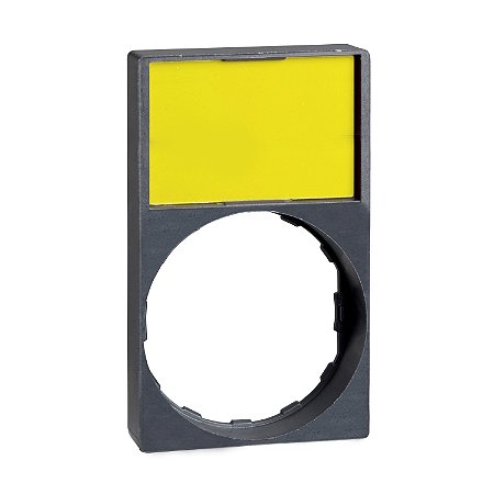 Porta Etiqueta 30X50Mm Branco Amarelo Sem Gravacao ZBY6H102 SCHNEIDER