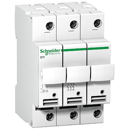 Porta-Fusiveis Seccionaveis 3P 10.3X38 500V A9N15656 SCHNEIDER