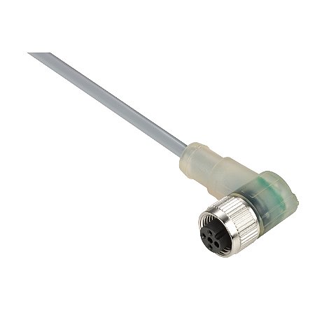 Cabo Pvc 3 Pinos Com Conector M12 Femea Reto 5 Metros XZCPV1340L5 SCHNEIDER