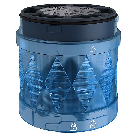 Módulo Luminoso Ø60Mm Para Xvu, Contínuo, Led, Azul, 24Vca/Cc XVUC26 SCHNEIDER