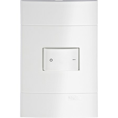 Conjunto 1 Interruptor Simples + 2 Interruptores Paralelos 10A 250V Pl/Br PRM4400141 SCHNEIDER