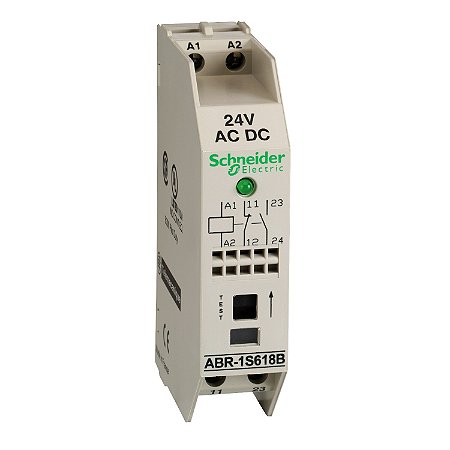 Interface Com Modulo De Saida 1Na 1Nf 24Vca Vcc ABR1S618B SCHNEIDER
