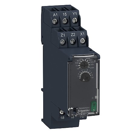 Modular Timing Relay, 8 A, 1 Co, 0.05 S…300 H, On Delay, 24...240 V Ac/Dc RE22R1MAMR SCHNEIDER