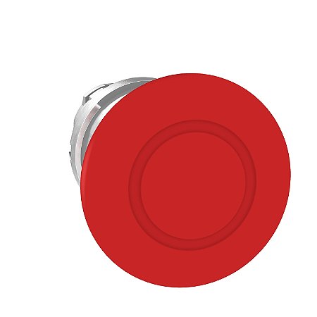 Cabeçote Para Botão De Emergência Ø22Mm Metálico, Puxar Para Destravar, Cogumelo Ø60Mm, Vermelho ZB4BX84 SCHNEIDER