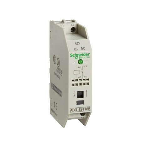 Interface Com Modulo De Saida 1Na 24Vca Vcc ABR1S118B SCHNEIDER
